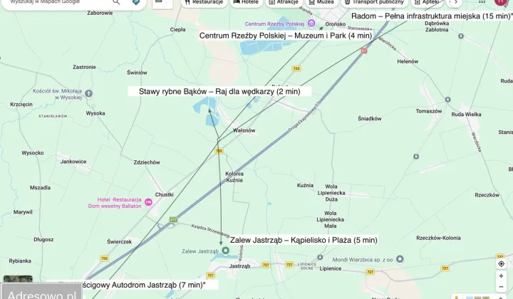 Działka rolna Wałsnów