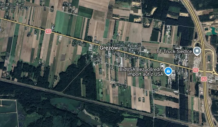 Działka budowlana Gręzów, ul. Widok
