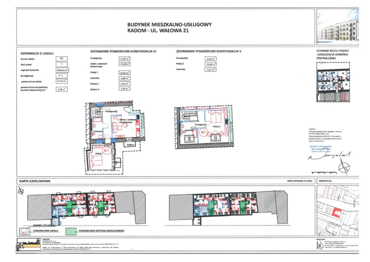 Mieszkanie 3-pokojowe Radom Miasto Kazimierzowskie, ul. Wałowa. Zdjęcie 5