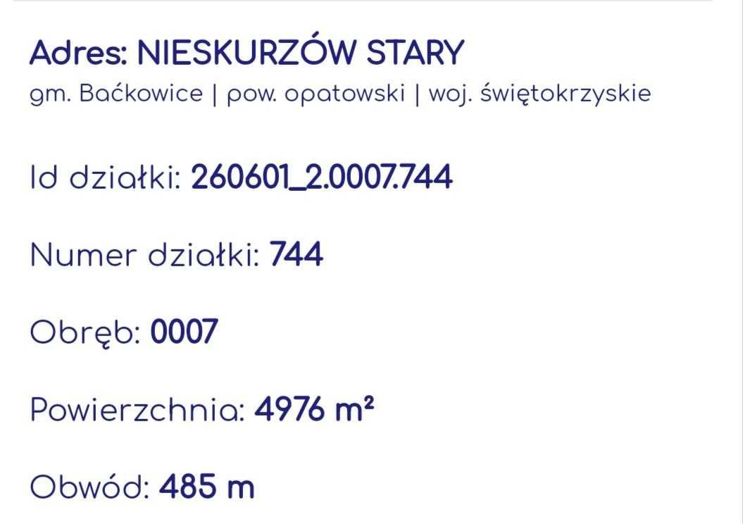 Działka budowlana Nieskurzów Stary. Zdjęcie 2