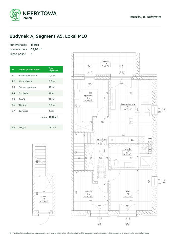 Mieszkanie 4-pokojowe Rzeszów Załęże, ul. Nefrytowa. Zdjęcie 22