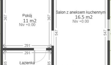 Mieszkanie 2-pokojowe Warszawa Mokotów, ul. Balladyny
