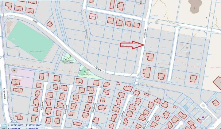 bliźniak Zielona Góra Chynów, os. Kolorowe