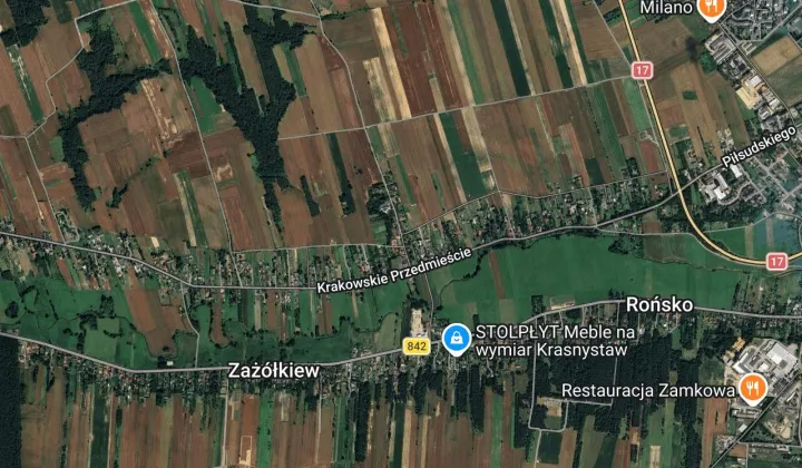 Działka budowlana Krasnystaw Krakowskie Przedmieście-Kolonia, ul. Bojarskiego