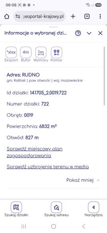 Działka rolna Rudno. Zdjęcie 1