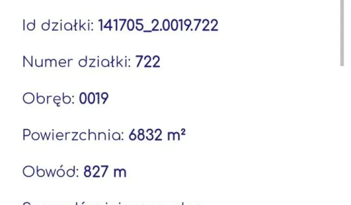 Działka rolna Rudno