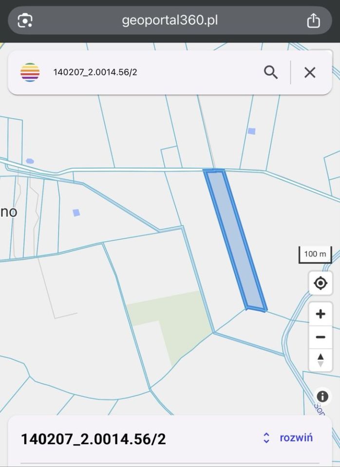 Działka rolna Kołaki-Budzyno. Zdjęcie 3