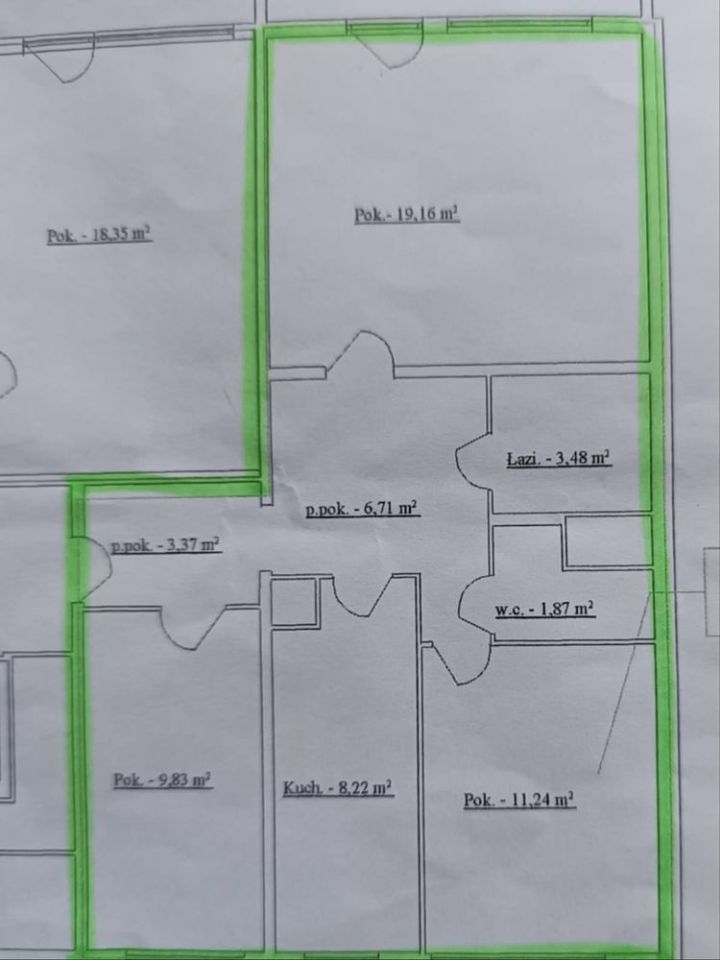 Mieszkanie 3-pokojowe Kołobrzeg, ul. Myśliwska. Zdjęcie 6