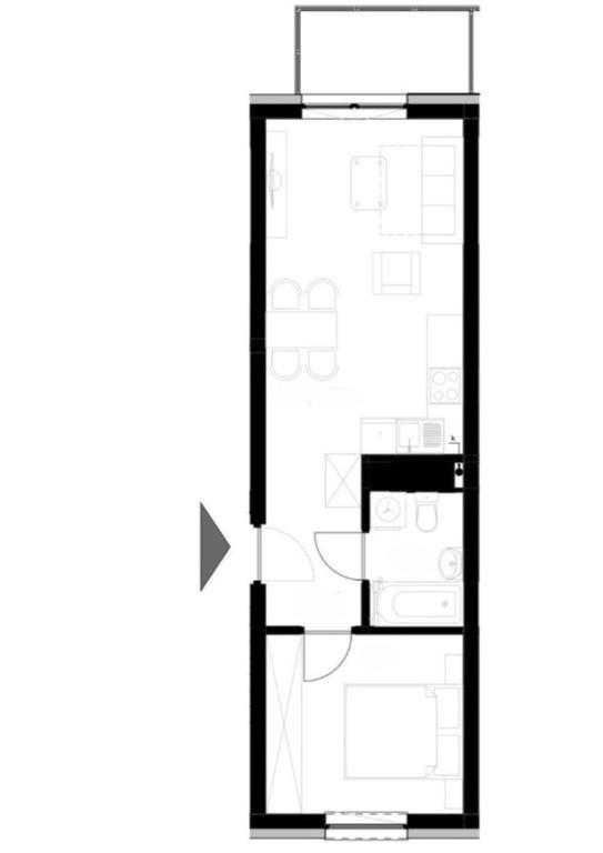 Mieszkanie 2-pokojowe Stargard, ul. Heleny Żybułtowskiej. Zdjęcie 5