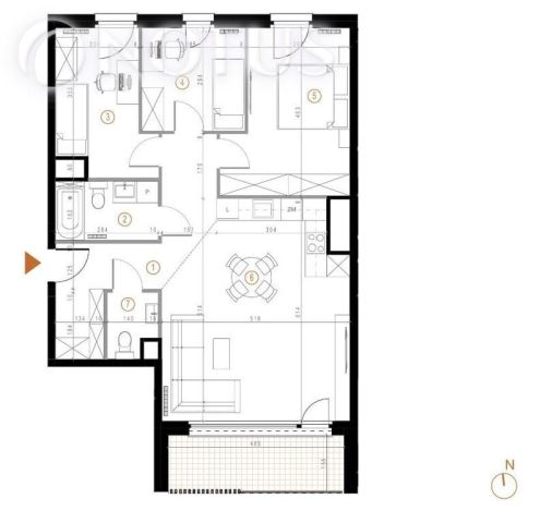Mieszkanie 4-pokojowe Katowice. Zdjęcie 3
