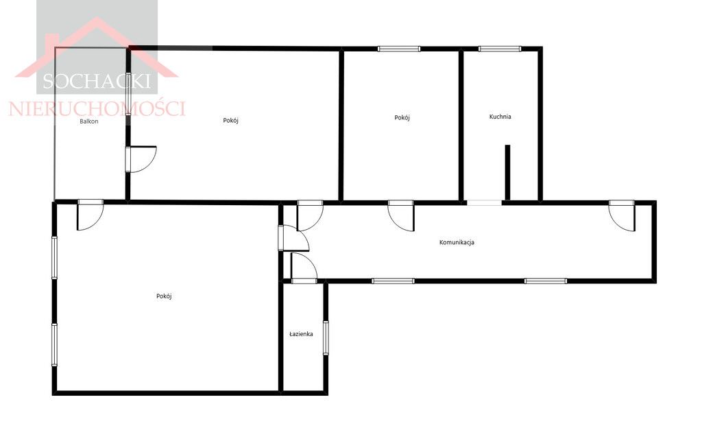 Mieszkanie 3-pokojowe Lubań Centrum, pl. 3 Maja. Zdjęcie 8