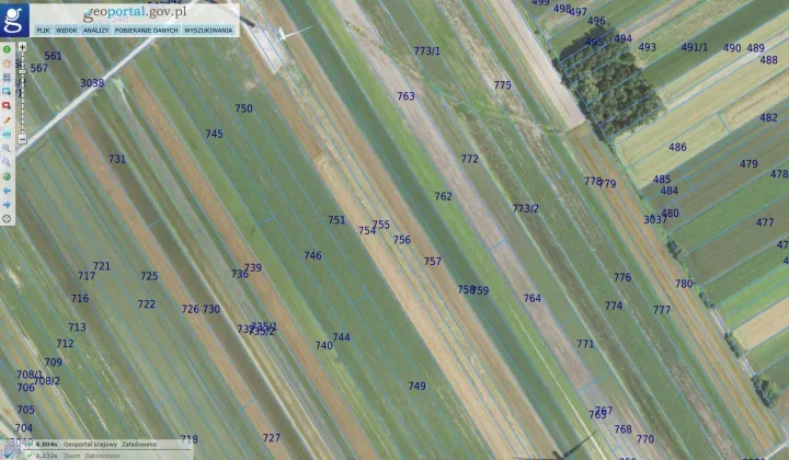 Działka rolna Laszki