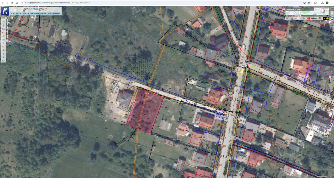 Działka budowlana Miedziana Góra Tumlińska, Jodłowa 35B