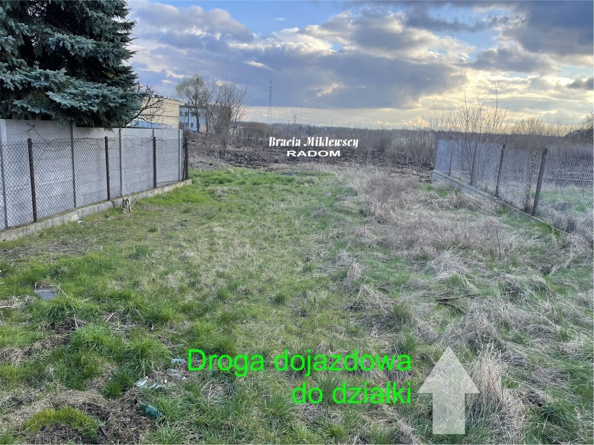Działka budowlana Radom Zamłynie, ul. Wolanowska. Zdjęcie 2