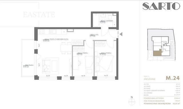 Mieszkanie 3-pokojowe Gdynia Obłuże, ul. Krawiecka. Zdjęcie 8