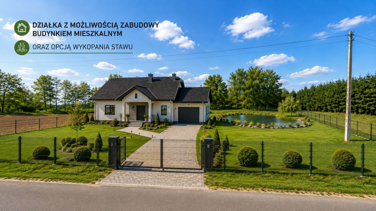 Działka rolno-budowlana Czaple. Zdjęcie 1