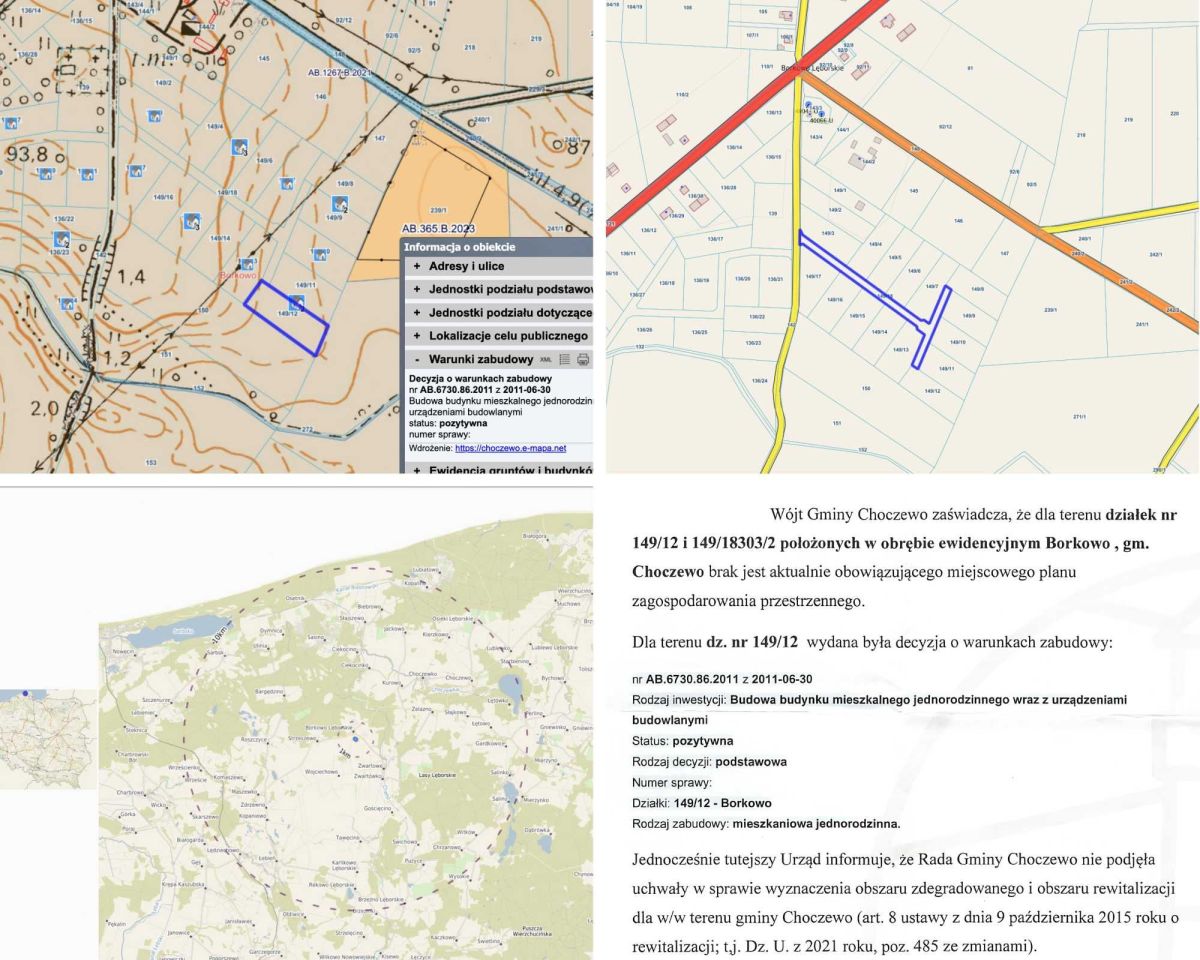 Działka budowlana Borkowo Lęborskie. Zdjęcie 5