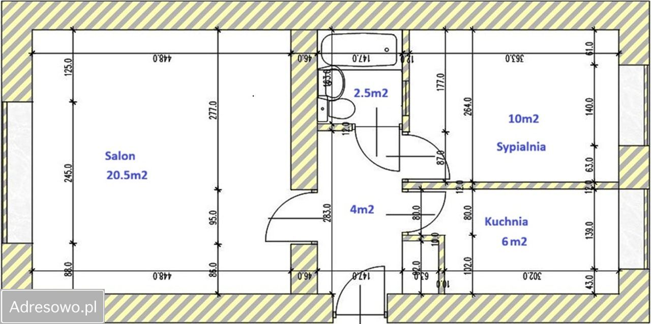 Mieszkanie 2-pokojowe Warszawa Mokotów, ul. Wiktorska. Zdjęcie 7