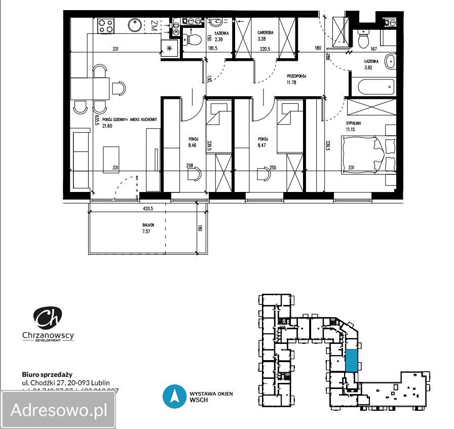 Mieszkanie 4-pokojowe Lublin Sławin, ul. Relaksowa. Zdjęcie 14