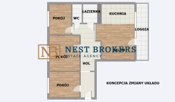 Mieszkanie 3-pokojowe Kraków Prokocim, ul. Heleny