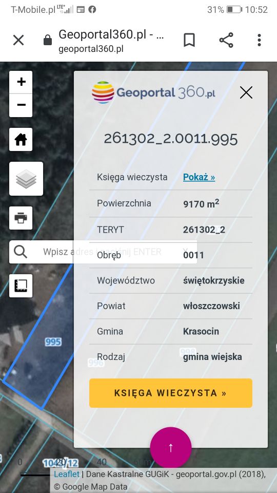 Działka budowlana Krasocin, ul. Ariańska. Zdjęcie 7