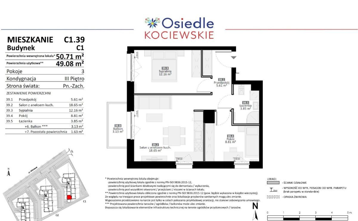 Mieszkanie 2-pokojowe Tczew. Zdjęcie 19