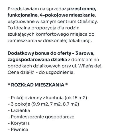 Mieszkanie 4-pokojowe Oleśnica Centrum, ul. Jana Kilińskiego. Zdjęcie 1