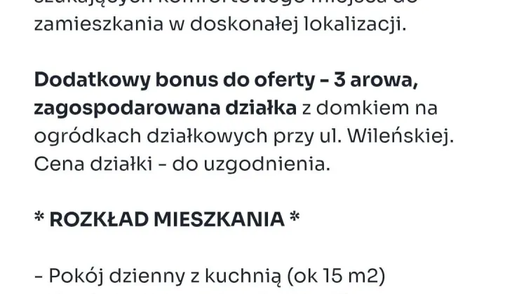 Mieszkanie 4-pokojowe Oleśnica Centrum, ul. Jana Kilińskiego