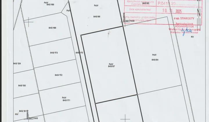 Działka budowlana Nowe Dąbie