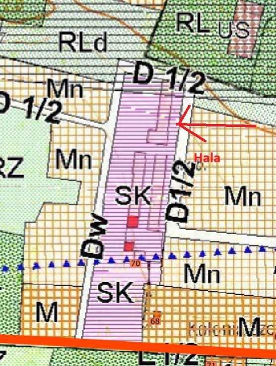 Działka inwestycyjna Ożarowice, ul. Tadeusza Kościuszki. Zdjęcie 2