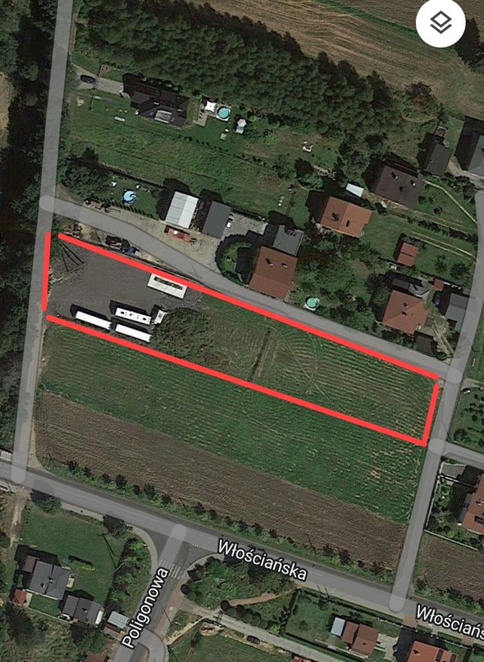 Działka inwestycyjna Rybnik Kłokocin, ul. Włościańska