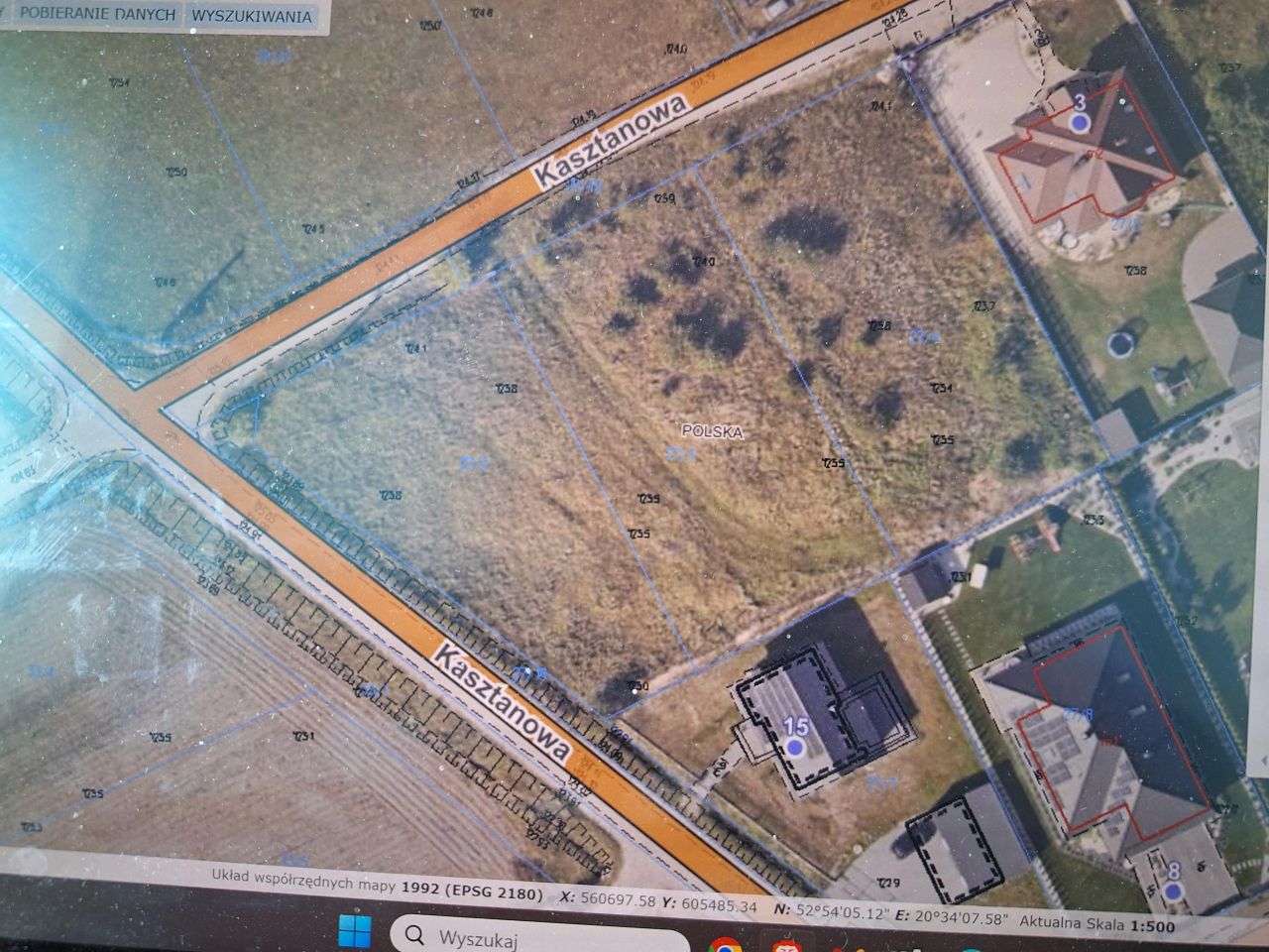 Działka budowlana Chruszczewo, ul. Kasztanowa. Zdjęcie 4