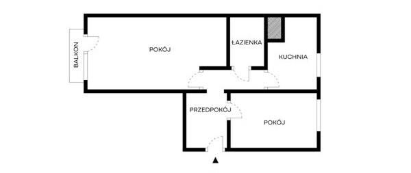 Mieszkanie 2-pokojowe Gdańsk Przymorze, ul. Kołobrzeska. Zdjęcie 8