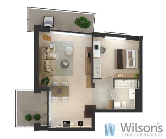 Mieszkanie 2-pokojowe Marki, ul. Promienna. Zdjęcie 3