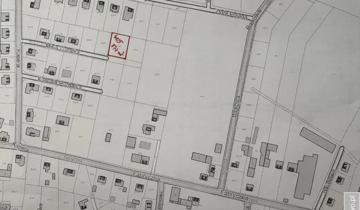 Działka budowlana Gortatowo, ul. Misia Uszatka