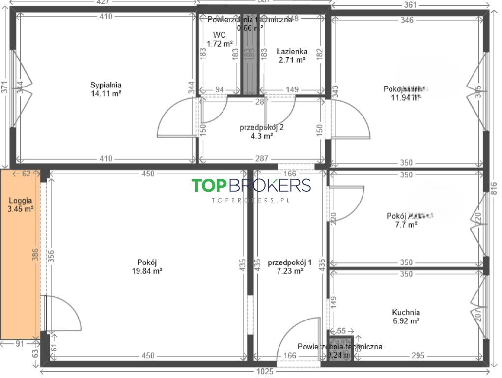 Mieszkanie 4-pokojowe Warszawa Bielany, ul. Kwitnąca. Zdjęcie 18