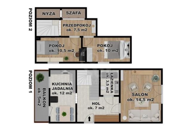 Mieszkanie 3-pokojowe Wrocław Krzyki, ul. Partynicka. Zdjęcie 15