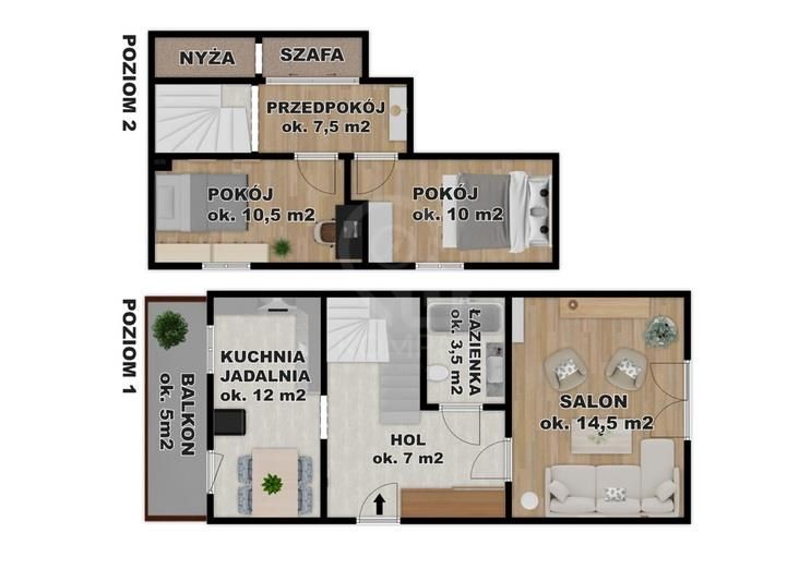 Mieszkanie 3-pokojowe Wrocław Krzyki, ul. Partynicka. Zdjęcie 15