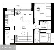 Mieszkanie 3-pokojowe Warszawa Śródmieście, ul. Czerniakowska. Zdjęcie 3