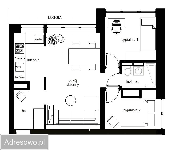 Mieszkanie 3-pokojowe Warszawa Śródmieście, ul. Czerniakowska. Zdjęcie 4
