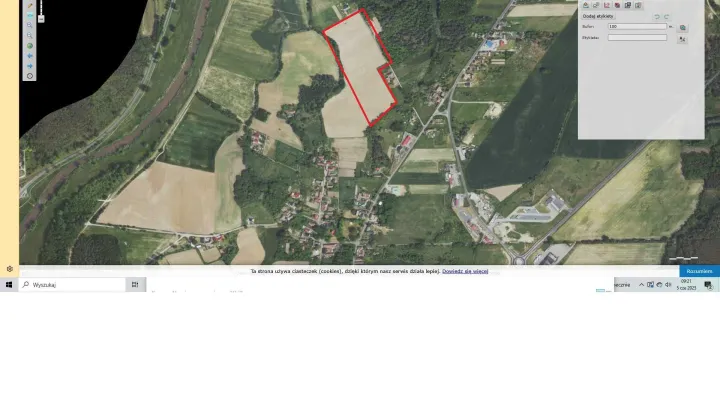 Działka budowlana Sękowice