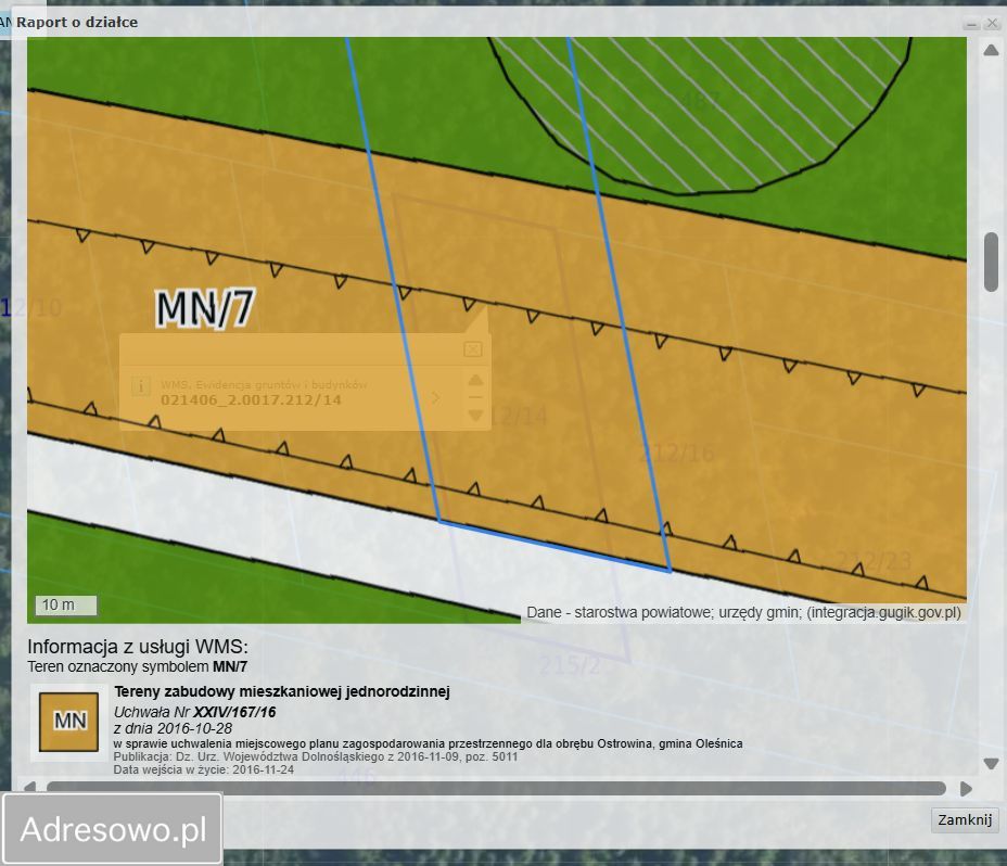 Działka budowlana Ostrowina. Zdjęcie 7