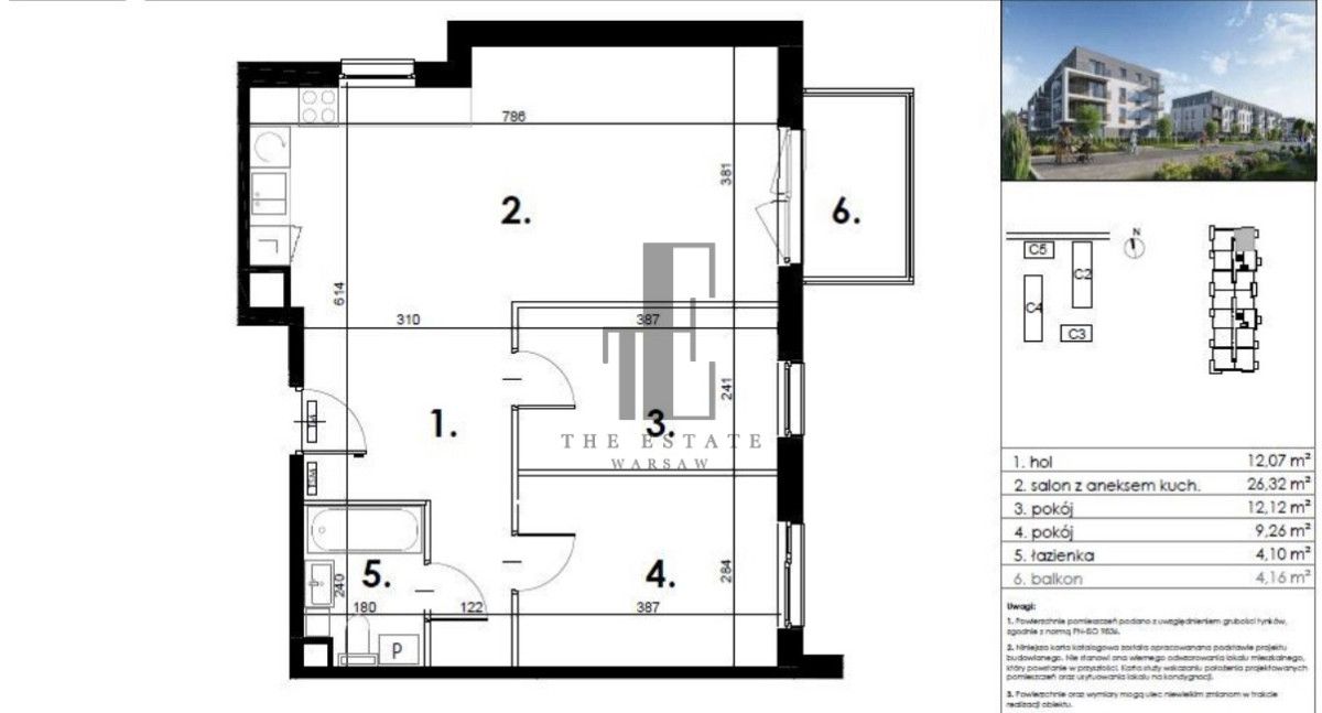 Mieszkanie 3-pokojowe Warszawa Ursynów, ul. Polki. Zdjęcie 13