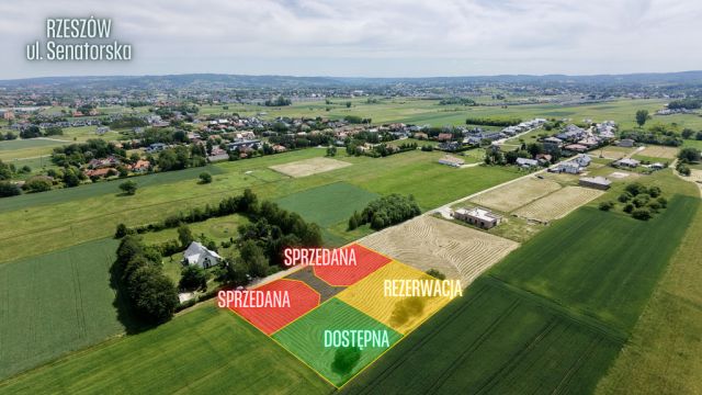 Działka budowlana Rzeszów Budziwój, ul. Senatorska. Zdjęcie 1