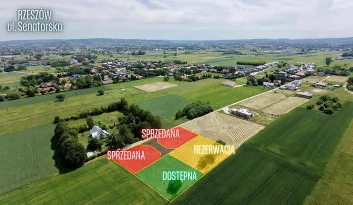 Działka budowlana Rzeszów Budziwój, ul. Senatorska