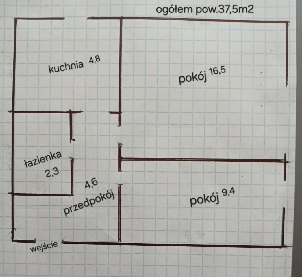 Mieszkanie 2-pokojowe Ciechanów Centrum, ul. Wyzwolenia. Zdjęcie 5