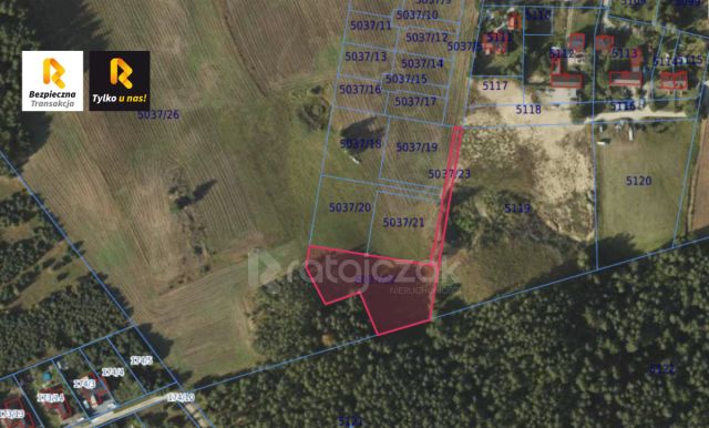 Działka inwestycyjna Gdynia Chwarzno-Wiczlino, ul. Kazimierza Małkowskiego. Zdjęcie 1