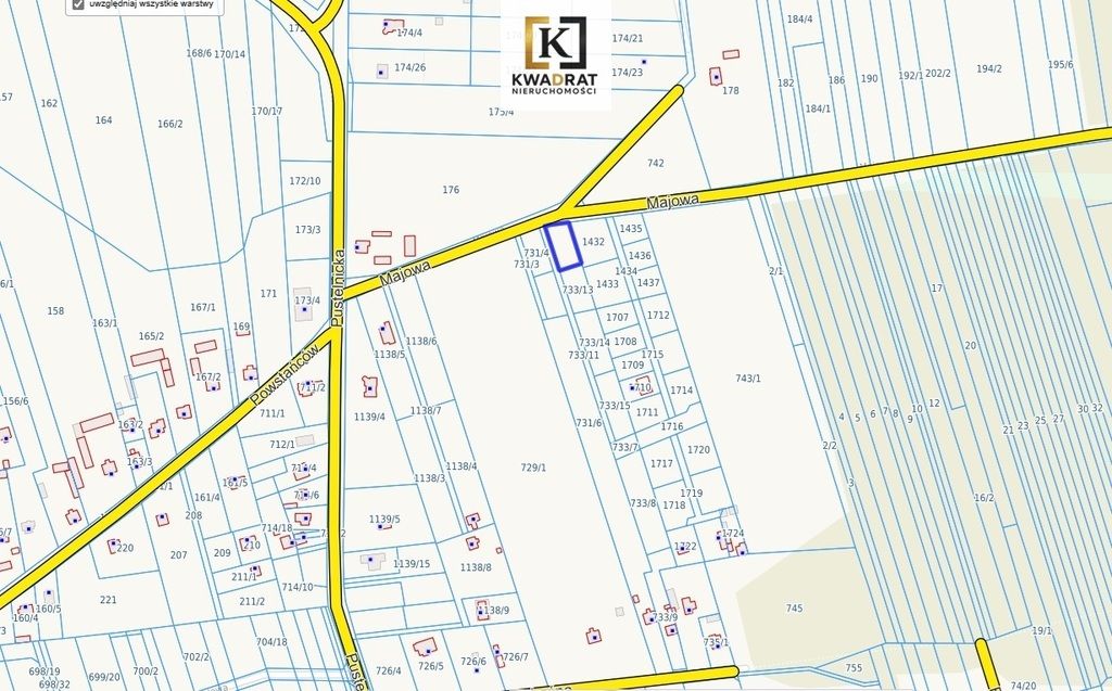 Działka budowlana Dębe Wielkie, ul. Majowa. Zdjęcie 3