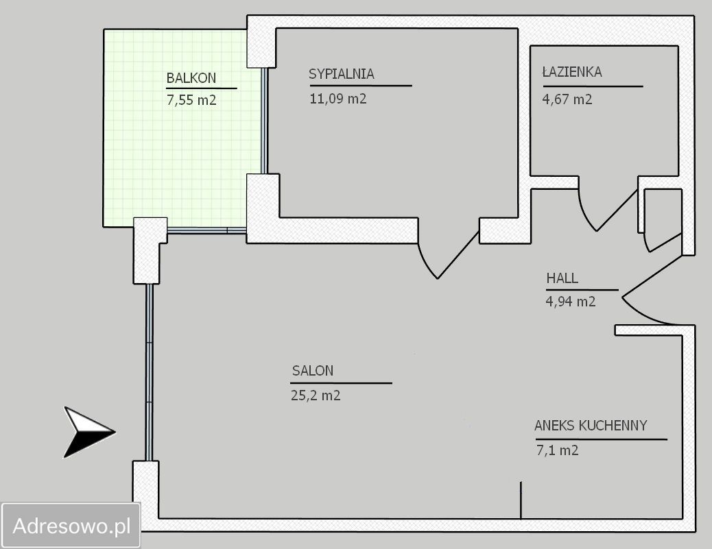 Mieszkanie 2-pokojowe Warszawa Wilanów, ul. Franciszka Klimczaka. Zdjęcie 15