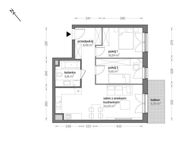Mieszkanie 3-pokojowe Katowice Brynów, ul. Ceglana. Zdjęcie 7